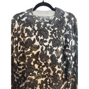 Wit & Wisdom M Floral Knit Sweater